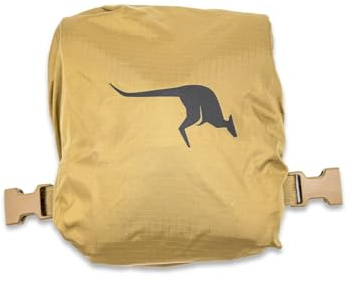 Marsupial Gear Rain Cover - Waterproof Binocular Pack Cover for Weather Protection with Magnetic Lid Function, Coyote Brown