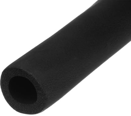 M METERXITY Tube en Mousse Isolante pour Tuyaux, 1(25mm) ID x 6Ft Rouleau de Revêtement de Tuyau, Couvercle de Tube Creux pour Unité de Climatisation/Supports de Guitare [Noir]