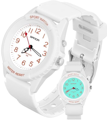 OFFCUP 50M Waterproof Watch for Women Men with Night Light, Sporty Watches | Fashionable Casual Ladies Analogue Quartz Watch for Nurse Girls Boys Sports Activity