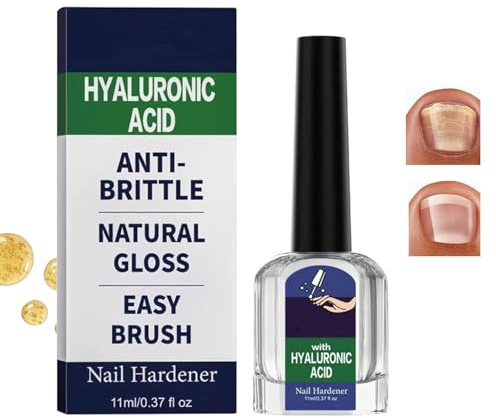 Soin Des Ongles À L'acide Hyaluronique Avec Vitamine E Et Huile De Jojoba, Acide Hyaluronique Pour Durcir Et Renforcer Les Ongles, Réduire Leur Fragilité, Hydratation Intense (1 pièce)