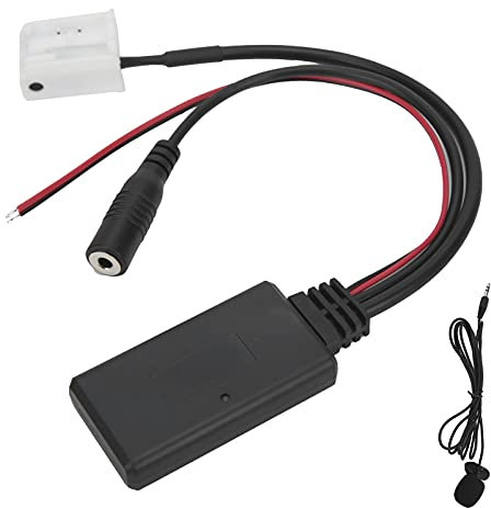12Pin Bluetooth AUX IN Adaptador Micrófono Smartphone Manos Libres Llamada Kit de Cable de o para automóvil Apto para RCD210 RCD300 RCD310
