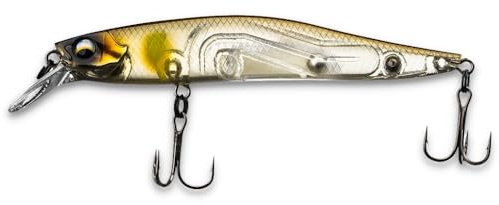 LMAB Flash Vibe 67, 80 & 98 mm - Twitchbait - Suspending & Floating, Hardbait, Wobbler Barsch, Suspender Wobbler, Zander Wobbler (Lauftiefe 1,0-2,0 m | schwebend/suspending, Ayu, 98 mm)