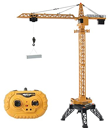 wheelfun HUINA RC 1/14 12CH Lifting 585 Tower Crane Model 2.4G Radio Control Unassembled and Painted Kit
