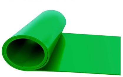 Rubber Floor Protection Seals,Shock Absorbent Rubber Sheet,16.4ft Long Rubber Rolls,3mm Thick Industrial Insulation Board(Green)