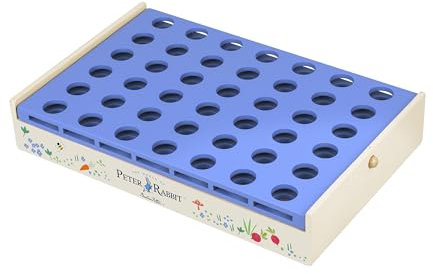 Orange Tree Toys Peter Rabbit Wooden Four in a Row Game, Classic Family Game with Character Discs, 2 Players