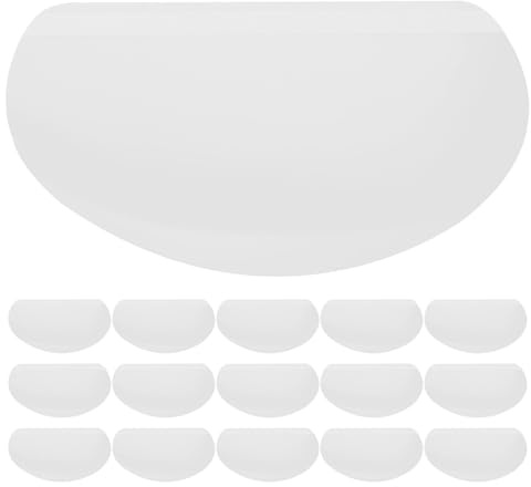 TOPPERFUN Protector Facial para Peluquería 10 Piezas Ajustable Material Suave Transparente Protección Ocular para Estilistas Salones Banda Elástica