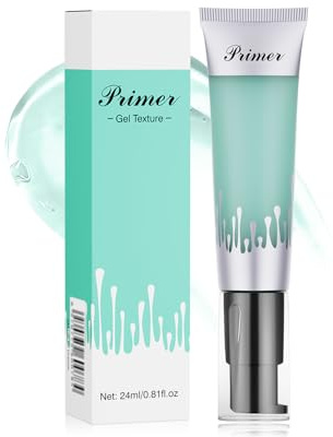 Power Grip Primer Makeup - Green Color Correcting Primer for Redness & Pore Minimizing, Deeply Hydrating Smoothing Face Primers for Dry Skin, Clear Matte Finish Under Foundation (#1, 24g)