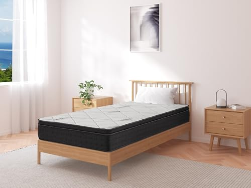Buartttbear Matelas Mousse 90x200 Epaisseur 22CM,Doux,Confortable,Respirant