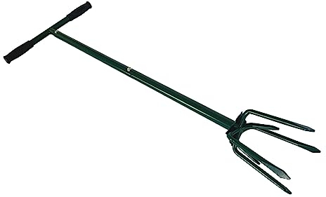 Oypla Multi Prong Long Handle Hand Tiller Cultivator Garden Weeder