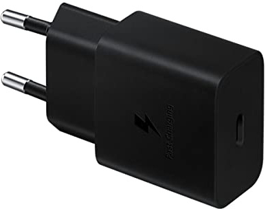 Samsung EP-T1510X Caricatore da 15W, Porta USB-C (con Cavo), Nero