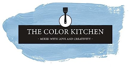 Livingwalls THE COLOR KITCHEN kräftige Wandfarbe - Malerfarbe für farbenfrohe Räume - matte Innenfarbe in Blau - 5l Deckfarbe in TCK3003