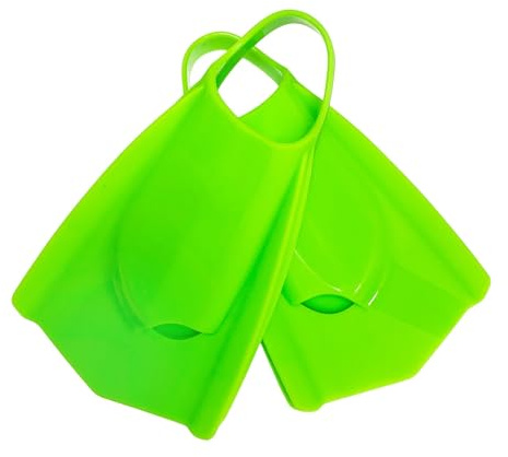 Ayztantine Pinne Nuoto Piscina da Adulti Pinne da Allenamento for Il Nuoto Unisex for Adulti Professionali comode in Silicone, Design Sinistro-Destro con Tallone Aperto(Green,L (42-43))