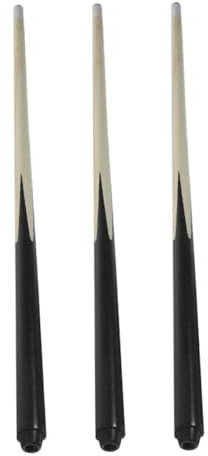 VICASKY 3stücke Kindgerechte Mini Billardqueue Aus Holz Kurze Pool-queues Für Junge Mädchen Einfache Handhabung Verbessert Koordination Und Spielerisches Training