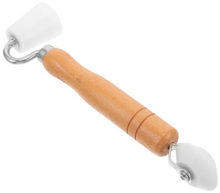 KONTONTY Seam Roller Tool Wallpaper Roller Wood Handle Wallpaper Smoothing Tool