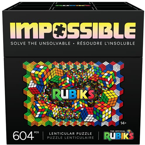 Rubiks kub, Rubiks omöjliga pussel, linspussel med 604 bitar, från 14 år gammal