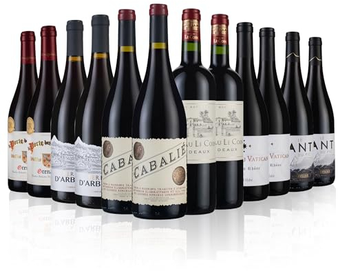 Laithwaites Best of French Red Wine Selection - Case of 12 - Mixed Bottles Includes Cabalié, La Porte des Princes Merlot, Prestige du Capitole Cabernet Sauvignon & More