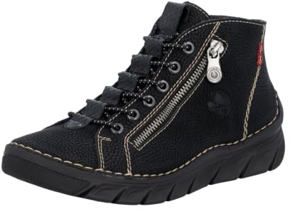 Rieker Bottines pour femme 55048, Noir, 38 EU