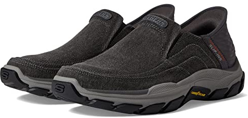 Skechers Slip-Ins Relaxed Fit: Respected-Holmgren Men's Slip On, 12 3E US, Charcoal