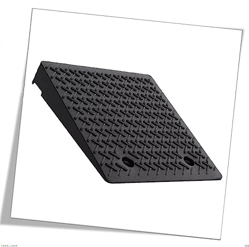COKYIS Gummirampe Schwerlast Bordsteinkanten Rampe Rollstuhlrampe 15cm Hohe Auto Rampe Auffahrkeil Tragbar Schwellenrampe Für Fahrzeug/Ladedock (Size : 50 * 50 * 20cm)