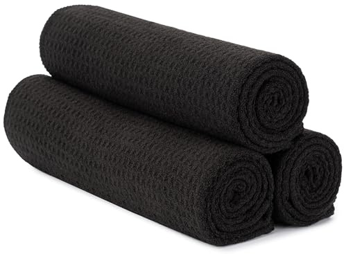 S&T INC. Microfiber Gym Towels, Yoga Towel for Home and Gym Bag, 16 Inch x 27 Inch, 3 Pack