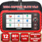 LAUNCH CRP129X V2.0 Valise Diagnostic Auto, OBD2 Scanner, Outil de Diagnostic Voiture Multimarque, 12 Réinitialisation de Service, Moteur Transmission SRS ABS