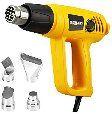 Heat Gun Professional 2000W 220V Hot Air Gun with Various Temperature Modes 80°C to 550°C for Stripping Paint, Varnish & Adhesives; Soldering Pipes; Shrinking PVC Home Improvement