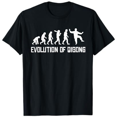 Evolution von Qigong Chi Gong Quigong Chigong Yin Yang T-Shirt