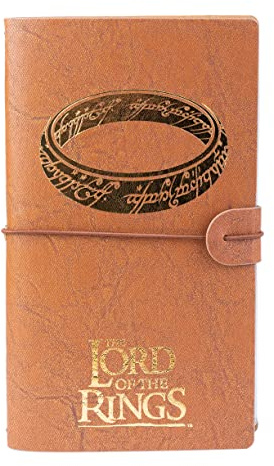 Grupo Erik Taccuino Il Signore degli Anelli - Diario di Viaggio con Due Quaderni Ricambiabili: Bullet Journal Puntinato e Quaderno a Righe, 160 Pagine | Diario Personale: Signore degli Anelli Gadget