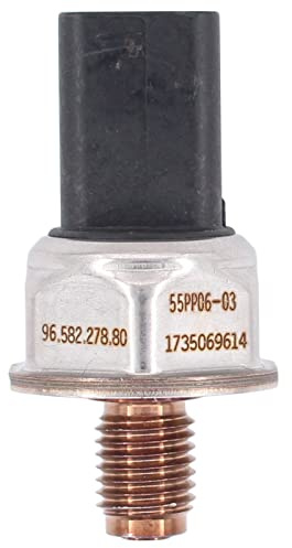 HouYeen Fuel Rail Pressure Sensor for Cit-roen C2 C3 C4 C5 DS3 DS4 Peu-geot 207 307 308 407 1007 3008 5008 Focus Mk3 Fiesta Mk6 1920GW