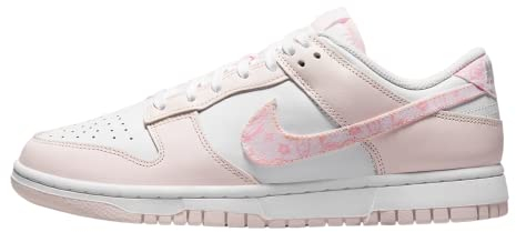 Nike Damen Basketball, Weiß/Perlrosa/Mittelrosa, 40 EU