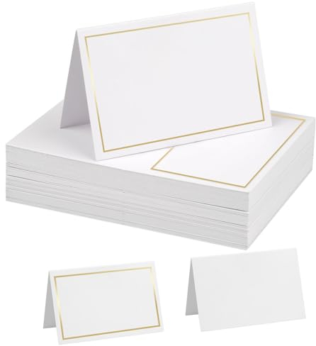 60 Stück Tischkarten Kraftpapier,Blanko Unbedruckt Namensschilder Hochzeit,Braun Platzkarten zum Selbst Beschriften für Hochzeit Geburtstag Kommunion Taufe uvm(9x10cm)