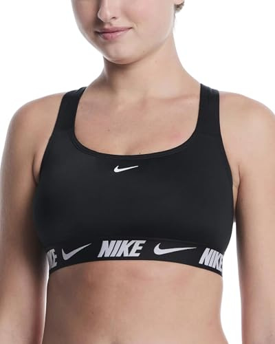 Nike Nike Swim Logo Tape Racerback Bikini Top Black Swim Trunks Bébé Fille