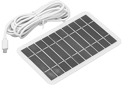 SUNGOOYUE 2W 5V Bärbar Solpanelladdare, Bärbar USB Solarladdare Polysilicon för Mobiltelefon Låg Effekt Elektriska Apparater