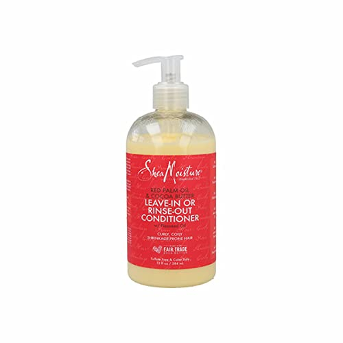 Shea Moisture Red Palm Oil and Cocoa Butter Leave-In Or Rinse-Out Conditioner, 13 oz 385 ml