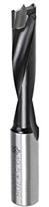 sourcing map Brad Point Drill Bits for Wood 9.5mm x 70mm Forward Turning HSS for Woodworking Carpentry Drilling Tool