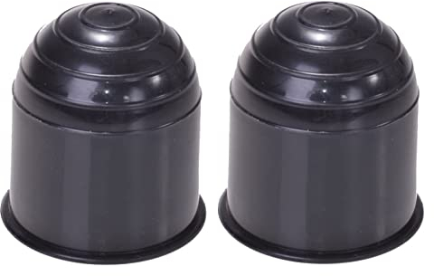 Hsthe Sea 2 x Universal Anhängerkupplung Abdeckung 50 mm Anhängerkupplung Kugel Abdeckkappe Anhängerkupplung Caravan Anhängerkappe Kunststoff Anhängerkupplung Abdeckung aus Nylon
