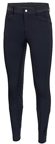 Start WealdenFullGrip Kinder Reithosen Vollbesatz Reithose Mädchen mit Silikon, Vollbesatzreithose, Mädchenreithose, Besatz Reithose, Kinder Reitleggings Silikonvollbesatz (Schwarz, 152)