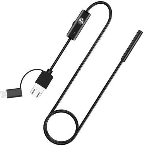 Shurzzesj Borescope Camera With Light,Camera Scope With Light | IP67 Waterproof USB Scope Inspection Tool For Sewer Cleaning Drain Cleaning