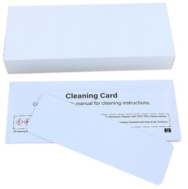 YNGFBFFJ Cartes de Nettoyage 5 pièces 54x172mm PN 105999 – 311, compatibles avec l'imprimante de Cartes série ZC100 ZC300
