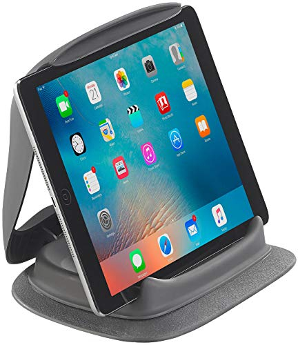 Lescars Tablethalter Auto: Tablet-Halterung fürs Armaturenbrett, Geräte bis 19 cm Breite (7-10) (Tablet Halterung Auto vorne, Tablethalterung, Navigationsgerät)