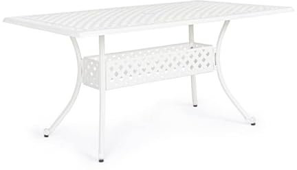 Ivrea Outdoor-Tisch rechteckig weiß 90 x 160 cm