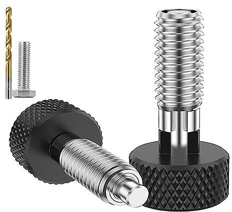 Bonkshire - Kit de goupilles de serrage , avec encoche en acier inoxydable, goupilles de serrage M6 pour boîte à outils roulante (1 )