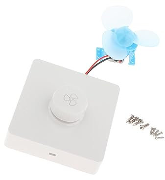 ICDKOYK LED Light Busy Board Life Skill Educational Toy for Age 3 Interactive and Engaging, Mini Fan