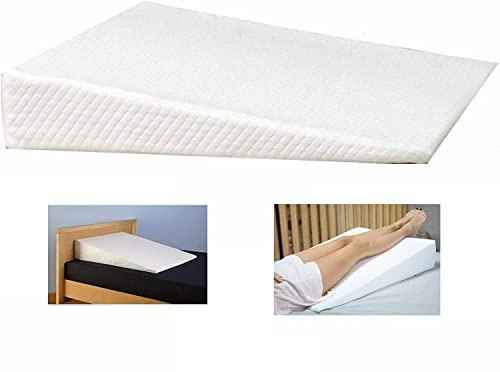 Soodie&Zuzu's Extra Large Wedge Pillow 70×60×15cm, Foam Bed Cushion for Acid Reflux, Snoring, Back & Neck Support with Cool Touch Cover