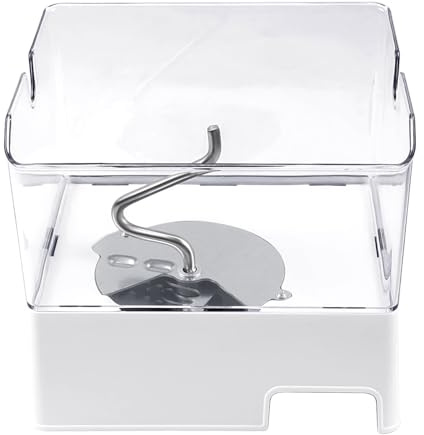 Cubitera de hielo mejorada WPW10347093 W10347093 compatible con máquina de hielo Whirlpool, conjunto de contenedor de hielo para refrigerador, piezas de repuesto extraíbles para W10347100, AP6020018,