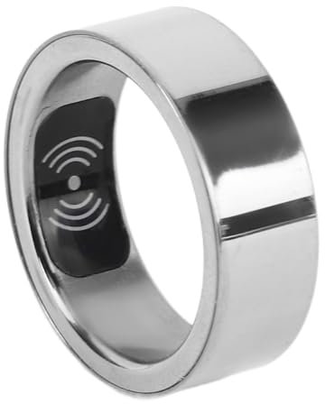 XUXHOU Anelli Intelligenti, Monitoraggio della Temperatura del Sonno Indossabile Conteggio degli Anelli di Salute Intelligente Ricaricabile per Uomini Donne (Dimensione 19, 64 mm / 2, 5