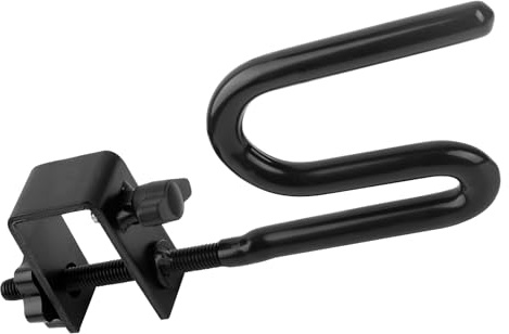 Fuoequl Universal Tree Stand Bow Holder, Adjustable Hunting Bow Hanger, Metal Construction with Rubber Coating