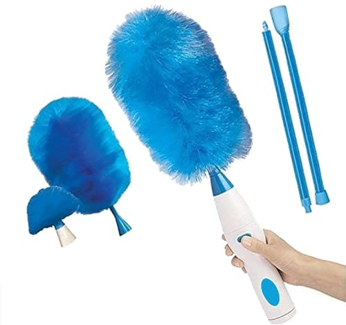 DYYTRm Rotated Electric Sofa Cleaning Duster, Household Brush, Dust Suction, Removable Spin Scrubber, Dust Collector, Blinds