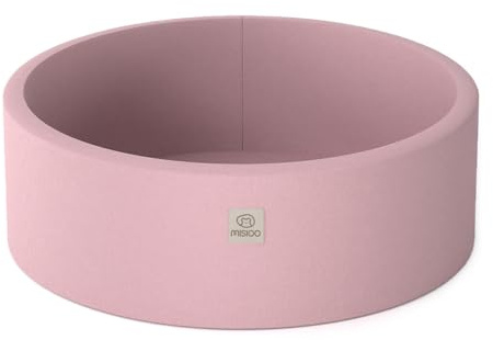 Bällebad Baby - Rundes Schaumstoff Bällebad Ohne Bälle - 90x30cm - Freundliches Bällebad Baby Ab 1 Jahr - Perfekt Für Kinder - MISIOO
