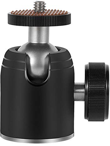 Harwerrel Tripod Mini Ball Head 360 Degree Metal Ballhead Tripod Mount with 3/8 to 1/4 Screw Adapter for Digital Camera DSLR Cell Phone Monopod Gopro Light Stand Lighthouses